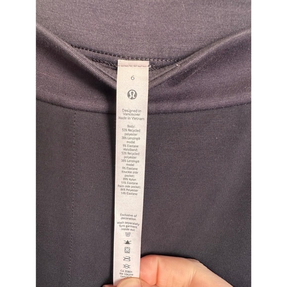 Lululemon Softstreme Relaxed High-Rise Pant Jogger Black Size 6 - Picture 7 of 9